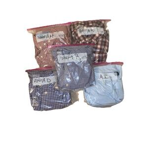 Chaps Ralph Lauren Men's Shirt Lot of 5 Plaid Check LT XXL LG